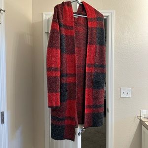 Hooded cardigan